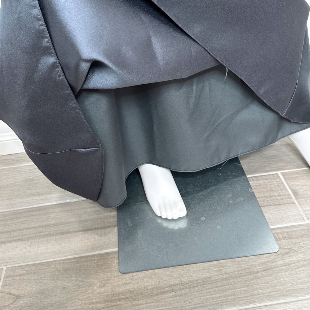 Alvina Valenta Maids Strapless Mikado Trumpet Gown Dress with Peplum Detail 9265 - Picture 10 of 16